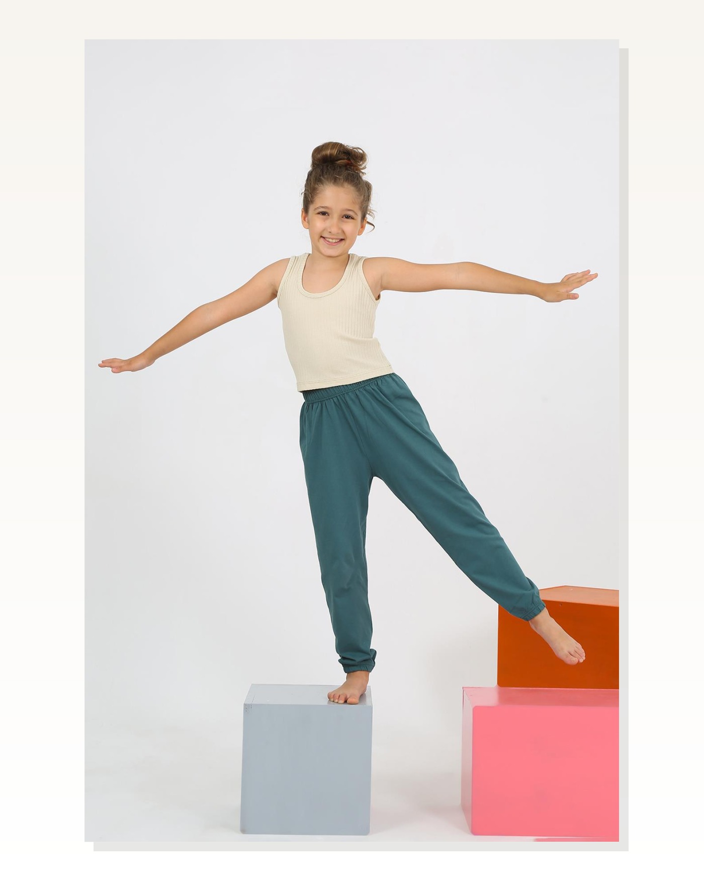 Moda Çizgi Kız Çocuk Sıfır Kol Ten Rengi Penye Pijama Takım 20433 Marketplace blank