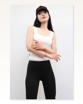 Moda Çizgi Knitwear Undershirt White