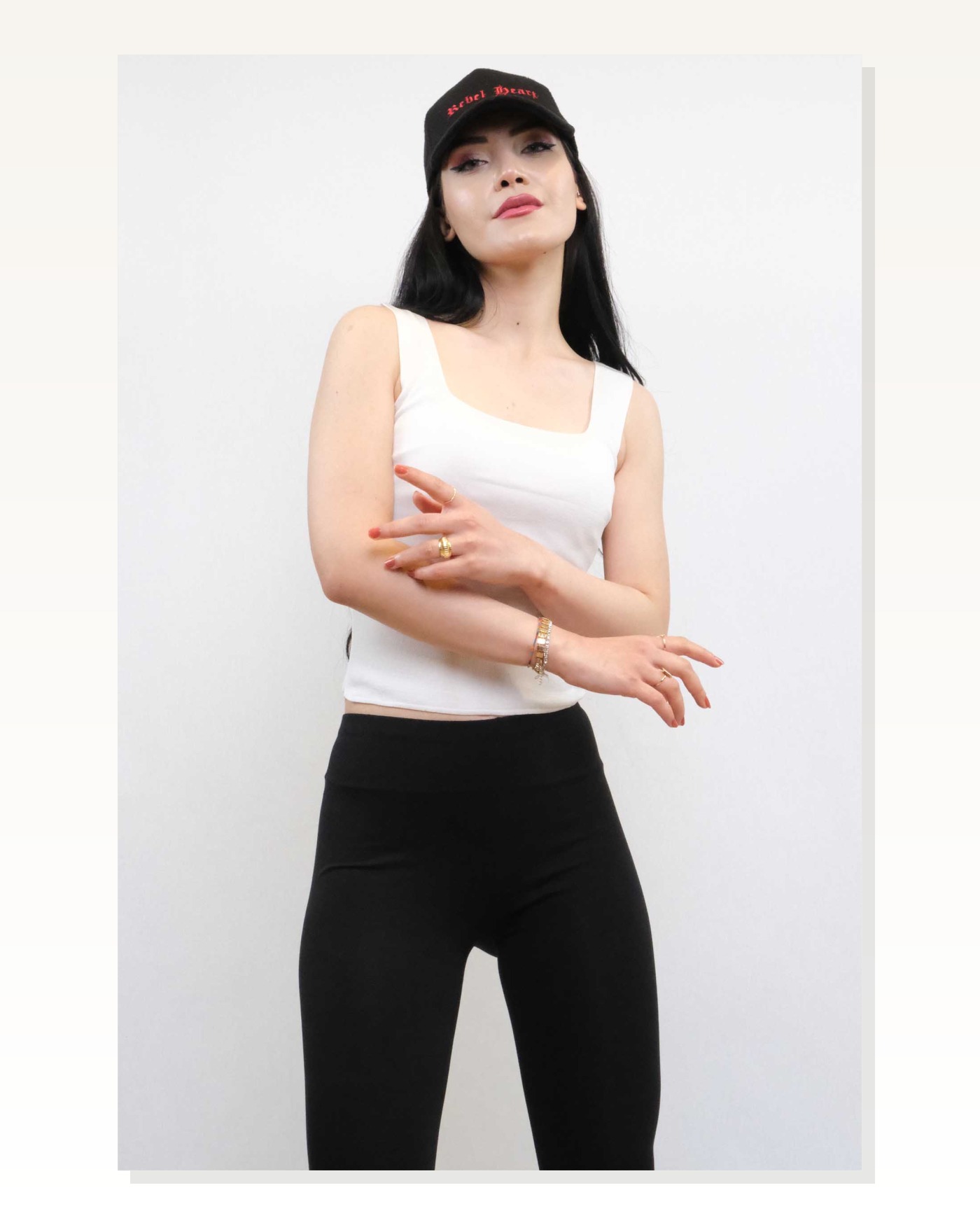 Moda Çizgi Knitwear Undershirt White Marketplace blank