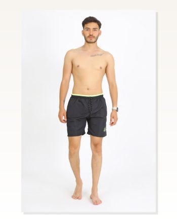 Moda Çizgi Men's Black Swim Shorts 27485