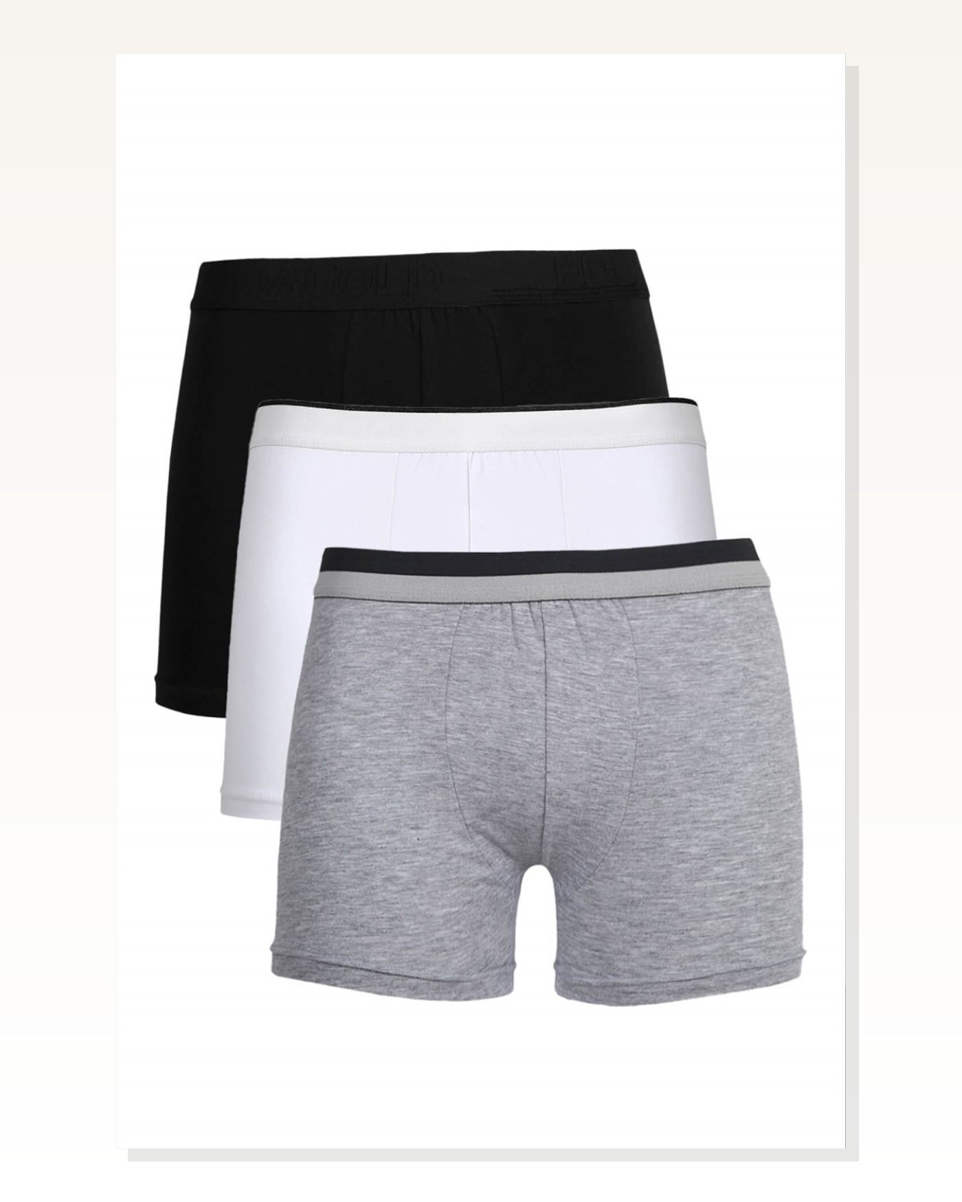 Moda Çizgi Men's Combed Cotton 3-Piece Boxer 40100 Marketplace blank