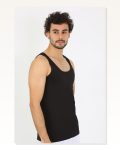 Moda Çizgi Men’s Combed Cotton Black Undershirt 6566 Marketplace