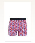 Moda Çizgi Men's Combed Cotton Lycra Patterned Boxer 40113