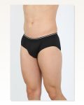 Moda Çizgi Men's Cotton Lycra Slip Black 40132