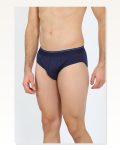 Moda Çizgi Men's Cotton Lycra Slip Navy Blue 40132