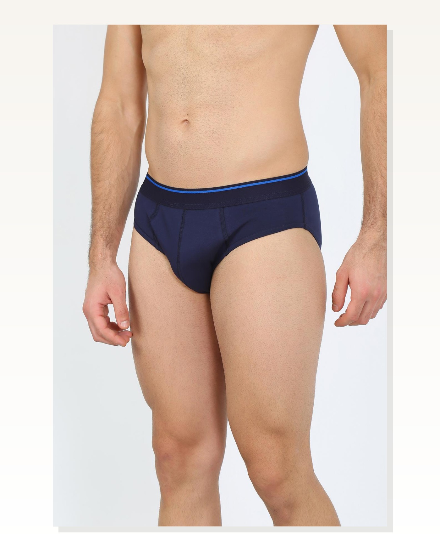 Moda Çizgi Men's Cotton Lycra Slip Navy Blue 40132 Marketplace blank