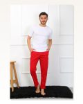 Moda Çizgi Men’s Cotton Red Single Bottom Pajamas 27495 Marketplace