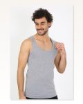 Moda Çizgi Men’s Gray Ribbed Undershirt 6502 Marketplace