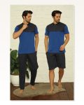 Moda Çizgi Men’s Sax 3-Piece Pajama Set 6823 Marketplace