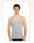 Moda Çizgi Men's Thick Strap Lycra Undershirt 21002