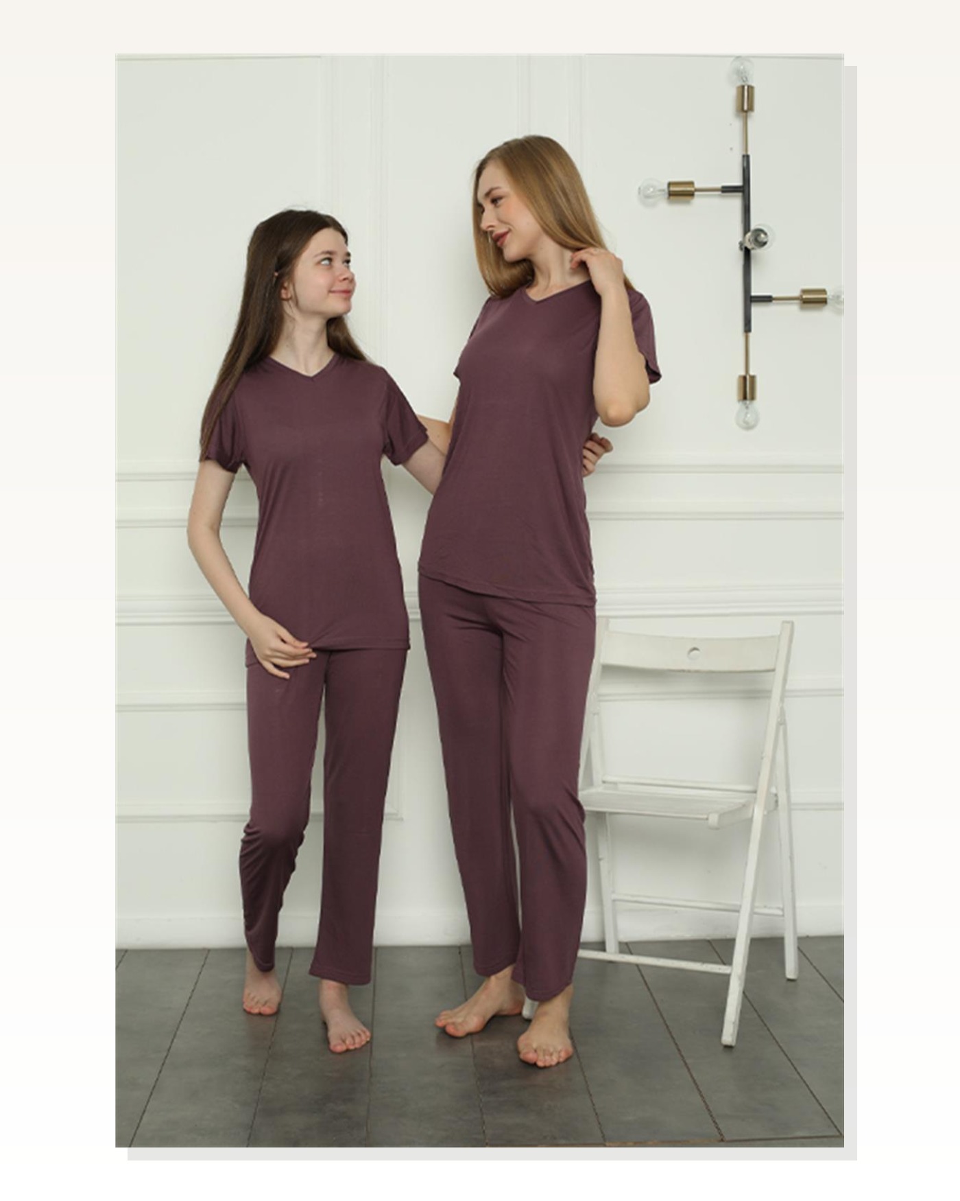 Moda Çizgi Mother Daughter Family Combed Cotton Pajama Set Sold Separately. Prices Vary 50106 Marketplace blank