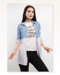 Moda Çizgi Shirt Undershirt T-shirt Double Suit Colorful Marketplace