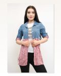 Moda Çizgi Shirt Undershirt T-shirt Double Suit Powder