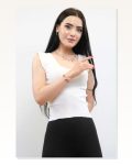 Moda Çizgi Sweater Model Knitwear Blouse White Marketplace