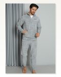 Moda Çizgi WelSoft Fleece Zippered Men’s Pajama Set 6840 Marketplace