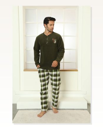 Moda Çizgi Welsoft Polar Men’s Pajama Set 6795