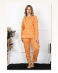 Moda Çizgi Women 4XL-5XL-6XL-7XL-8XL Plus Size Long Sleeve Pajama Set 75014 Marketplace