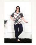 Moda Çizgi Women 5XL-6XL-7XL-8XL Plus Size Short Sleeve Pajama Set 75003 Marketplace