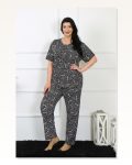 Moda Çizgi Women 5XL-6XL-7XL-8XL Plus Size Short Sleeve Pajama Set 75011 Marketplace