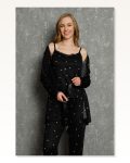 Moda Çizgi Women’s 100% Cotton 3-Piece Dressing Gown Pajama Set 16103 Marketplace