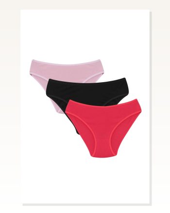 Moda Çizgi Women’s 3-PIECE Panties 40244