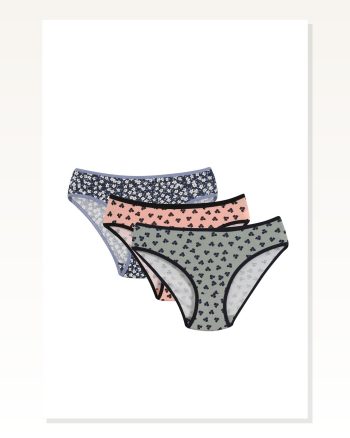 Moda Çizgi Women’s 3-PIECE Panties 40245