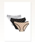 Moda Çizgi Women’s 3-PIECE Panties 40247