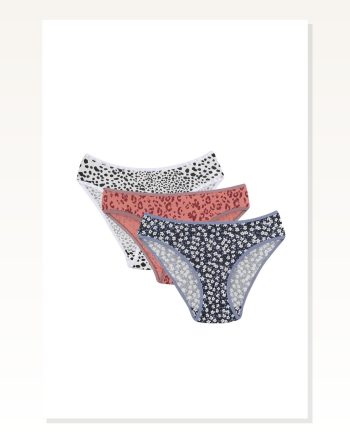 Moda Çizgi Women’s 3-PIECE Panties 40249