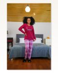 Moda Çizgi Women’s Combed Cotton Long Sleeve Pajama Set 4113 Marketplace