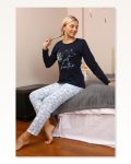 Moda Çizgi Women’s Combed Cotton Long Sleeve Pajama Set 4189 Marketplace