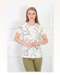 Moda Çizgi Women’s Combed Cotton Short Sleeve Pajama Set 4141 Marketplace