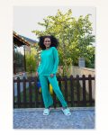 Moda Çizgi Women’s Combed Cotton Wide Leg Pajama Set 4124 Marketplace