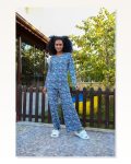 Moda Çizgi Women’s Combed Cotton Wide Leg Pajama Set 4125 Marketplace