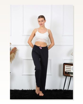 Moda Çizgi Women's Cotton Bottom Pajamas 27467