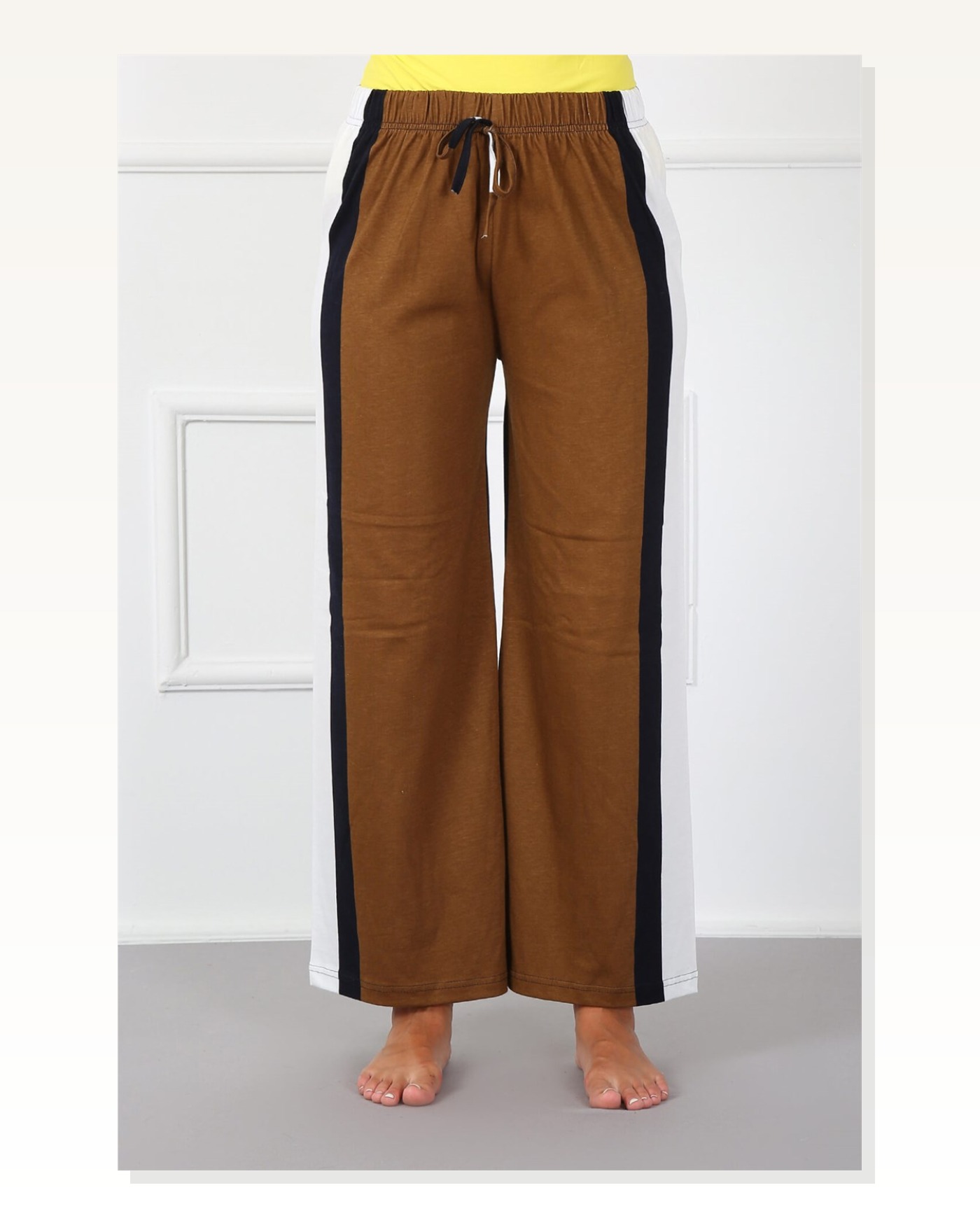 Moda Çizgi Women's Cotton Single Bottom Pajamas 210015 Marketplace blank