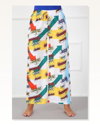 Moda Çizgi Women's Cotton Single Bottom Pajamas 210021