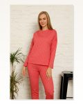 Moda Çizgi Women's Cotton Tracksuit 9036