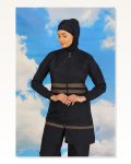 Moda Çizgi Women’s Full Hijab Swimsuit Navy Blue 31061 Marketplace