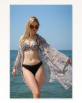 Moda Çizgi Women’s Half Supported Bottom Top Bikini Set Powder 35012 Marketplace