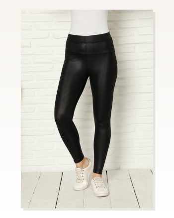 Moda Çizgi Women's Leather Leggings 5885