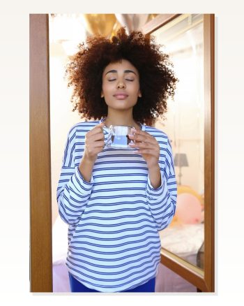 Moda Çizgi Women's Long Sleeve 3 Thread Combed Cotton Pajama Set 4185