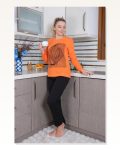 Moda Çizgi Women’s Long Sleeve Combed Cotton Pajama Set 4177 Marketplace