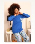 Moda Çizgi Women’s Long Sleeve Combed Cotton Pajama Set 4194 Marketplace