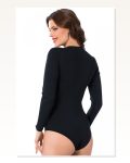 Moda Çizgi Women’s Long Sleeve Snap-on Body 244