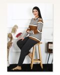 Moda Çizgi Women’s Plus Size Combed Cotton Long Sleeve Pajama Set 202214 Marketplace
