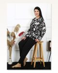 Moda Çizgi Women’s Plus Size Combed Cotton Long Sleeve Pajama Set 202217 Marketplace