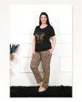 Moda Çizgi Women’s Plus Size Short Sleeve Pajama Set 202203 Marketplace