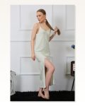 Moda Çizgi Women’s Rope Strap Long Nightgown 822 Marketplace