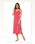 Moda Çizgi Women’s Rope Strap Long Nightgown 902 Marketplace