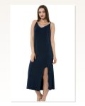 Moda Çizgi Women’s Rope Strap Long Nightgown 911 Marketplace